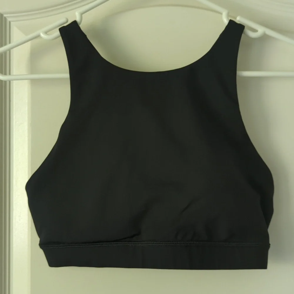 Lululemon Energy Bra *High Neck Black - Size 8 - Picture 8 of 11